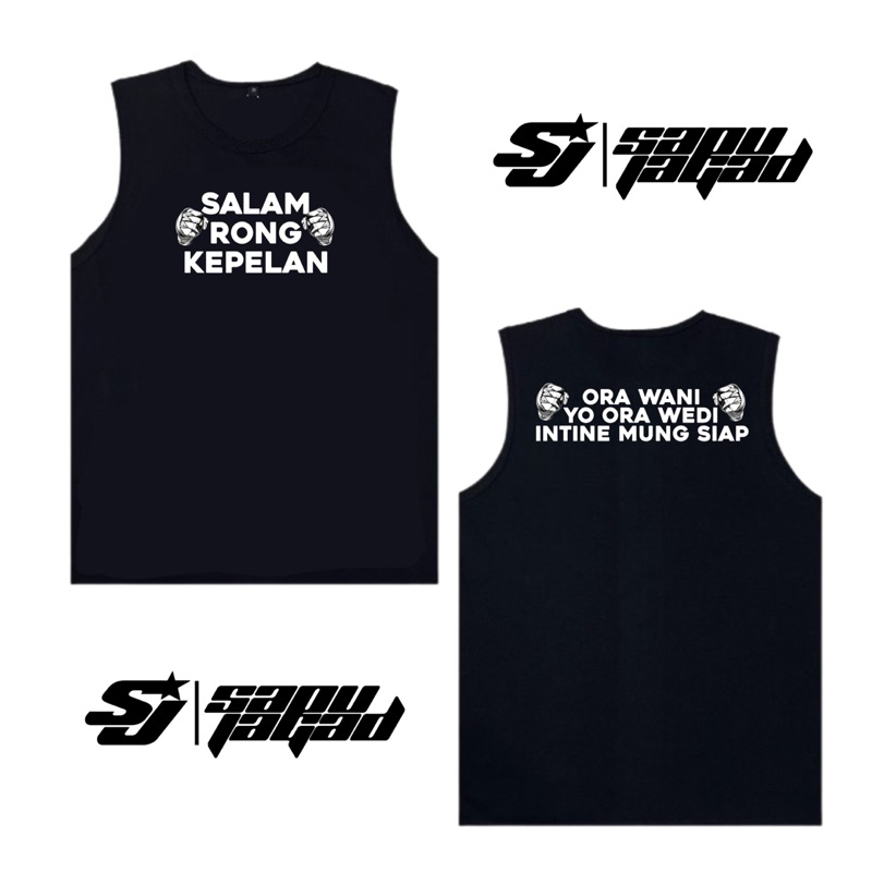 Singlet Salam Rong Kepelan Ora Wani Yo Ora Wedi Free Stiker