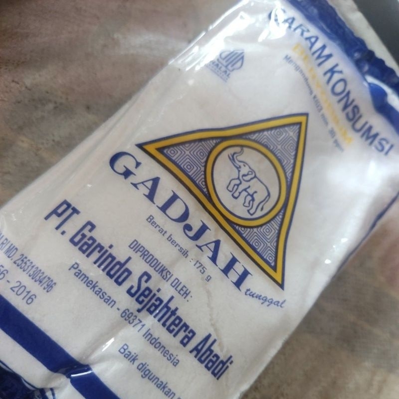 

Garam Gajah 150g