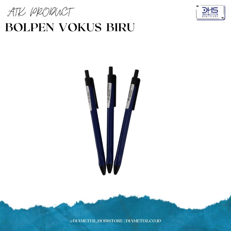

Bolpen Vokus Biru