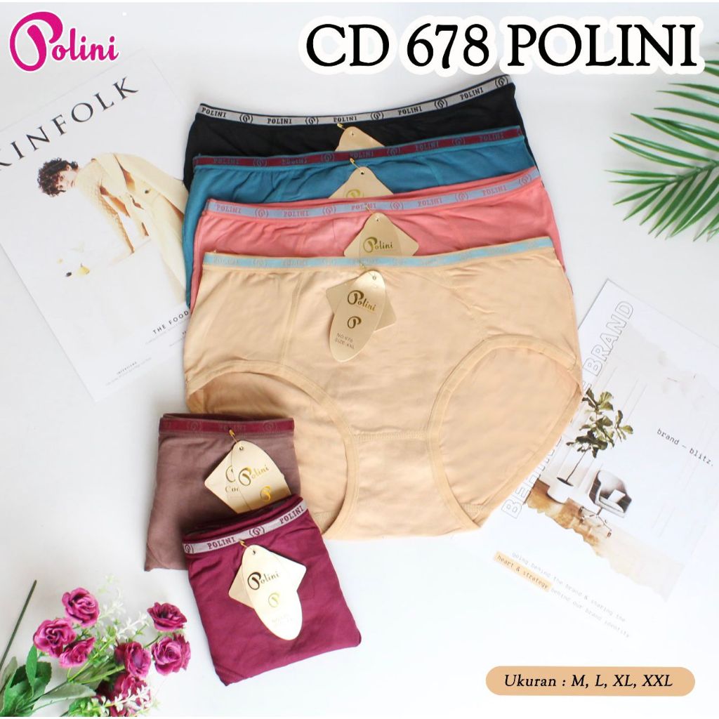 Celana Dalam Perempuan POLINI Art 678 Dalaman Wanita Ukuran M-L-XL-XXL