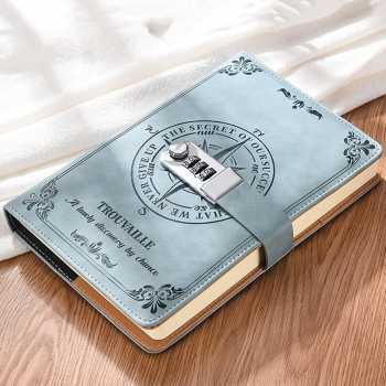 

BARU Toddi Buku Jurnal Leather Diary 200 Halaman Grid A5 with Lock - TD22