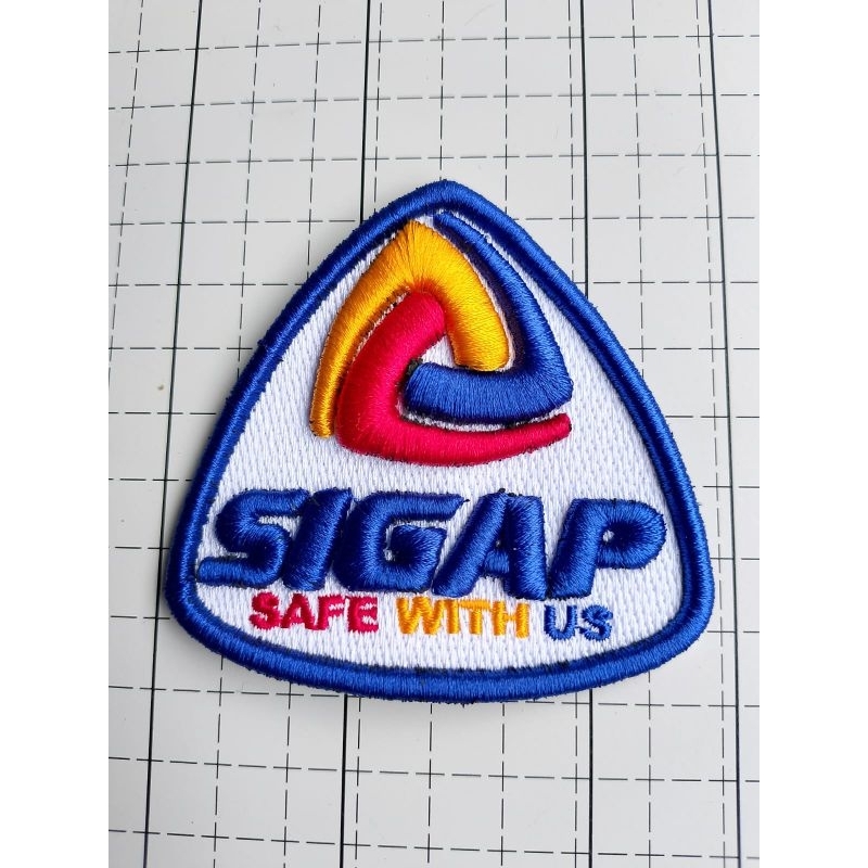 bordir sigap timbul 3d
