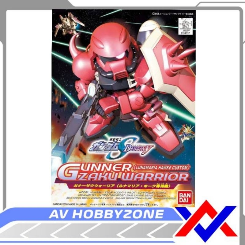 SD BB Gundam Gunner Zaku Warrior Lunamaria Hawke Custom Bandai