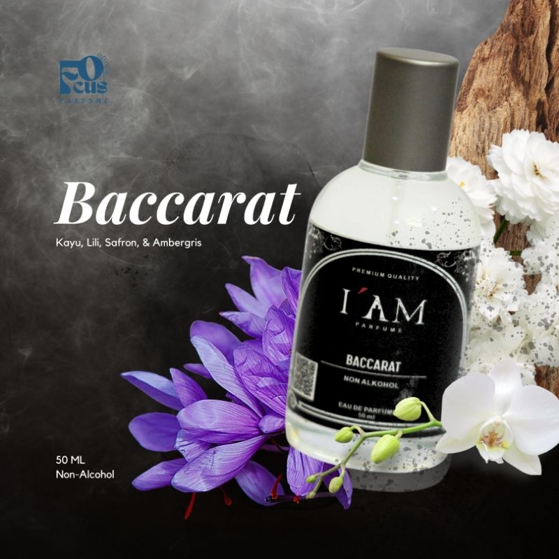 PARFUM BACCARAT 50ML EAU DE PARFUM ORIGINAL PREMIUM WANGI TAHAN LAMA