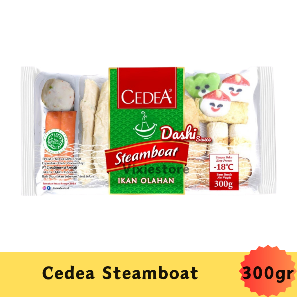 

Cedea Steamboat 300gr - Tom yum Tomyum Dashi Sauce Frozen Food