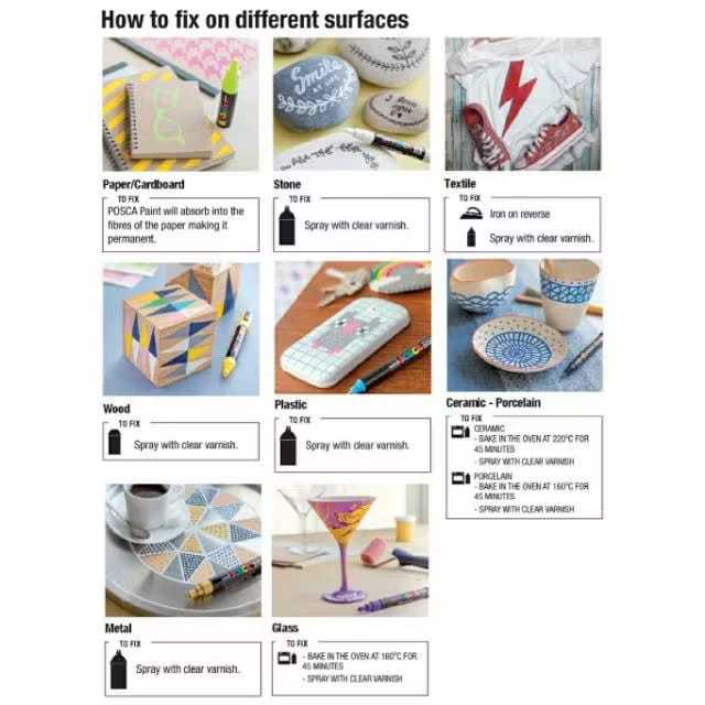 

Ay00! POSCA Paint Marker PC 8K Broad Chissel Tip 8.0mm