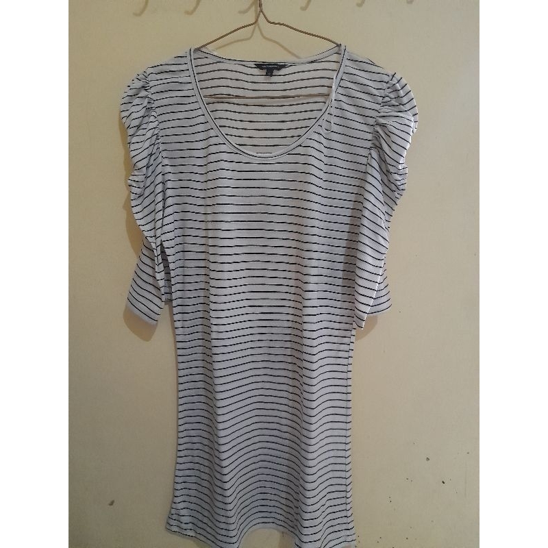 Preloved Dress/Baju Motif Garis Garis