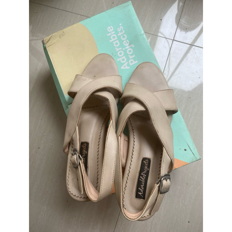 preloved adorable project sandal mules ukuran 39