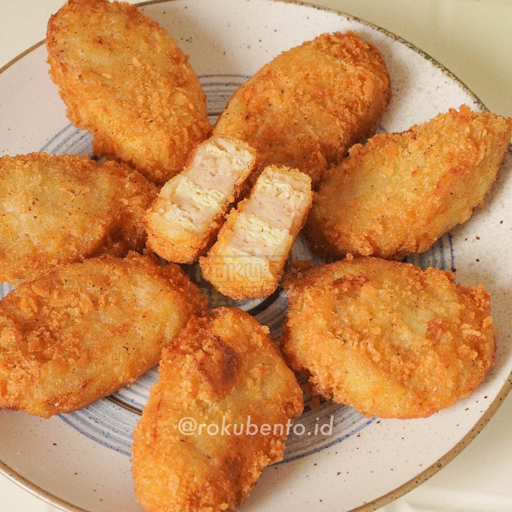 

Shrimp Roll Roku Bento PIK Homemade Nugget Udang Cincang Frozen Siap Goreng - Menu Lauk Bekal Praktis