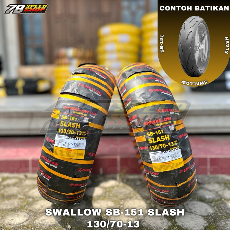READY!!! BAN SWALLOW TAHUN PEMBUATAN 2024 BAN LUAR SWALLOW TUBELES BAN SWALLOW KATANA URBAN GRIP SWA