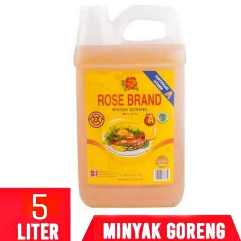 

Minyak Goreng Rose Brand 5 Liter Jerigen Original