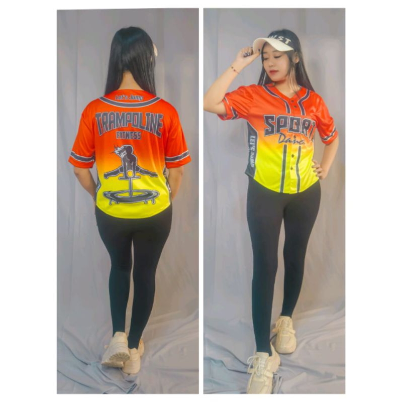 Trampoline Fitness Jersey temurah