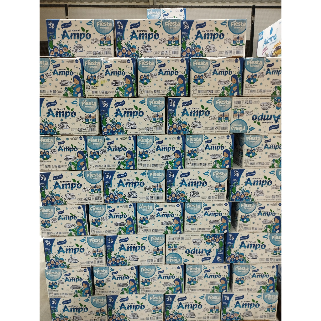 

AMPO Air Mineral Gelas 1 Karton isi 36 @120 ml