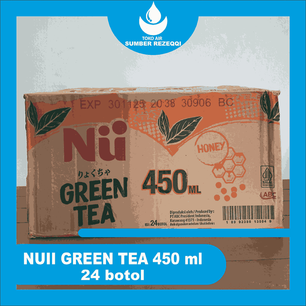 

NUII GREEN TEA 450 ml (24 BOTOL) MINUMAN TEH