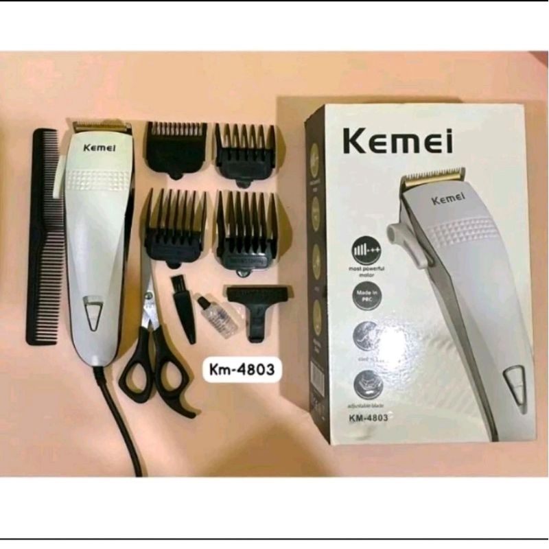 MESIN CUKURAN RAMBUT KEMEI KM-4803 HAIR CLIPPER / ALAT CUKUR RAMBUT ORIGINAL KEMEI