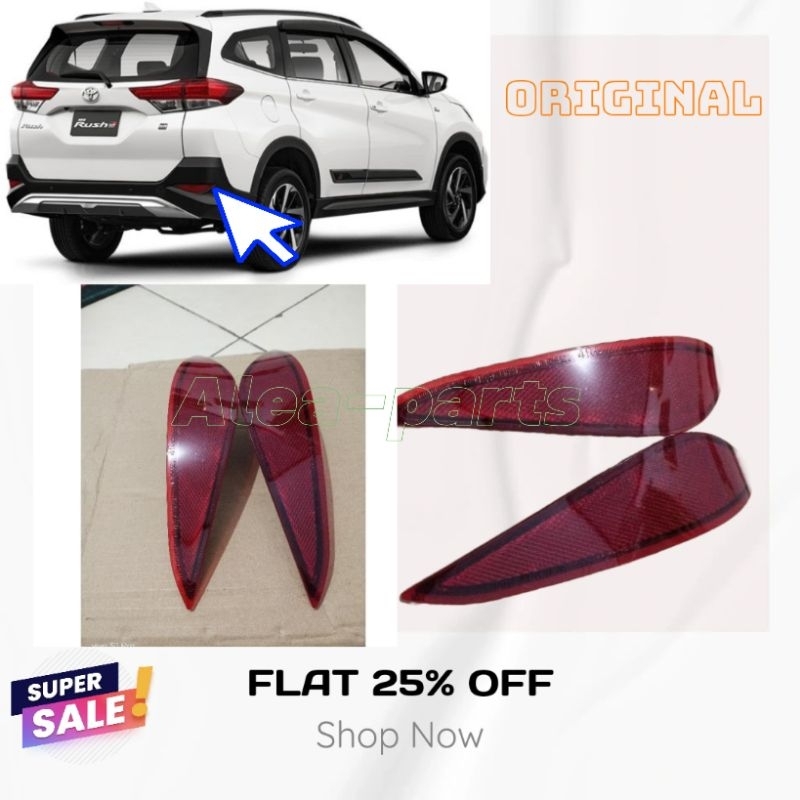 Reflektor Mata Kucing Bemper Belakang Rush Terios 2018-2021 Original