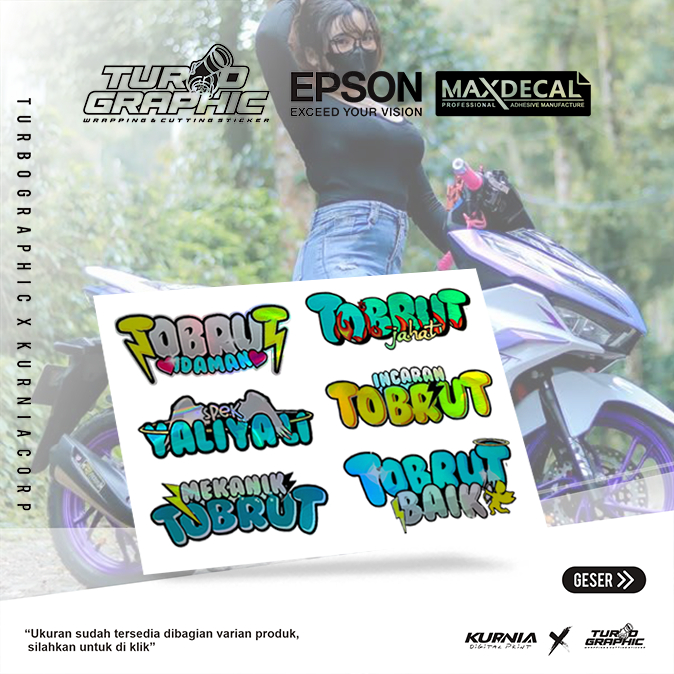 

Sticker Tobrut Jahat Spek Yali Red Flag | Premium Custom Sticker