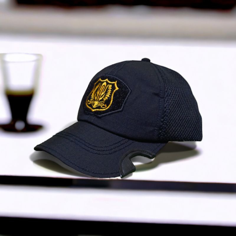 Topi Tactical Hitam Berlogo Satpam