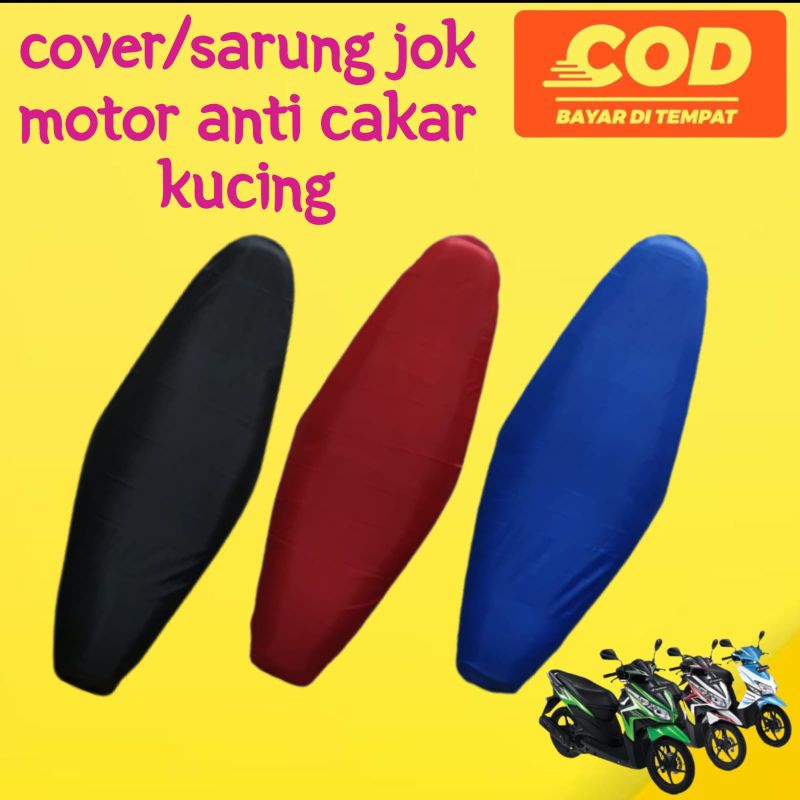 Sarung jok motor anti cakar kucing
