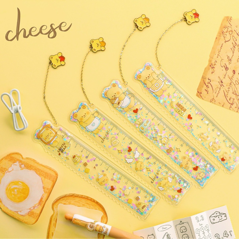 

Penggaris panjang motif lucu ruler bear pooh 15cm #MY0