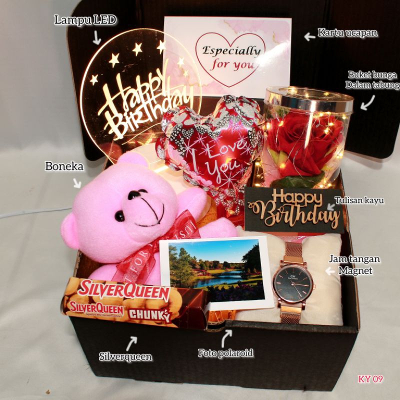 

Donesubego - Hampers Kado Ulang Tahun Cewek Aesthetic Premium Anniversary Wisuda Valentine