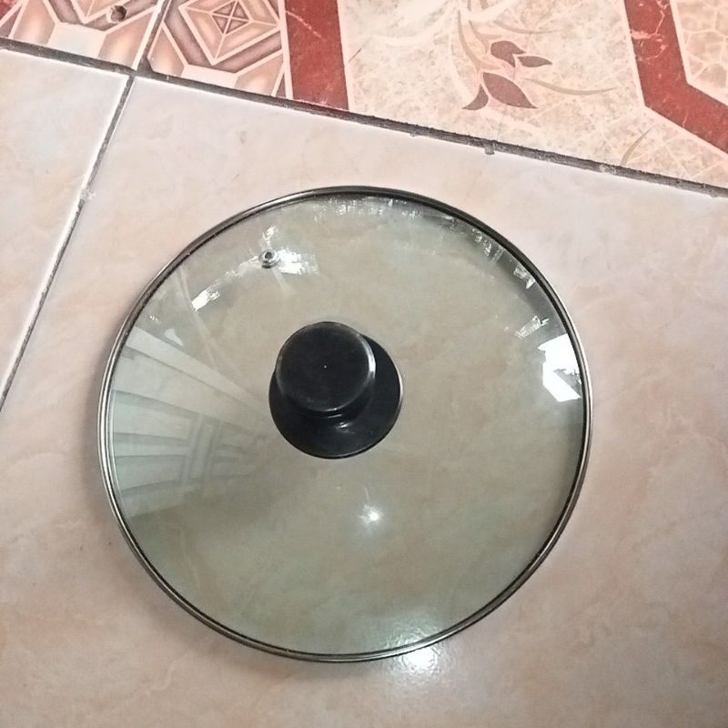 HOT DEALS Tutup panci Kaca Tebal satu set ada 2 variasi. Ring polos Dan Ring G ( ada kaki )