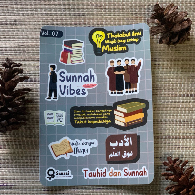 

VOL 7 Stiker Sheet Jurnal ScarpBook Tumbler Hp Aesthetic Faceless Muslimah Sunnah Quotes Muslim Hadits Ayat Al Quran