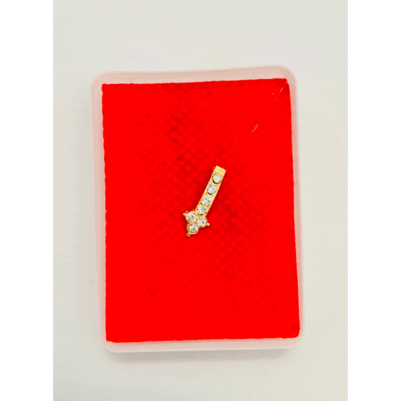 Pin Hidung Jepit (G) Anting Hidung Tanpa Tindik Nose Stud Nose Ring
