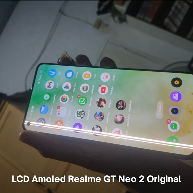 LCD Amoled Realme GT Neo 2 5G Original copotan HP kondisi seperti di foto