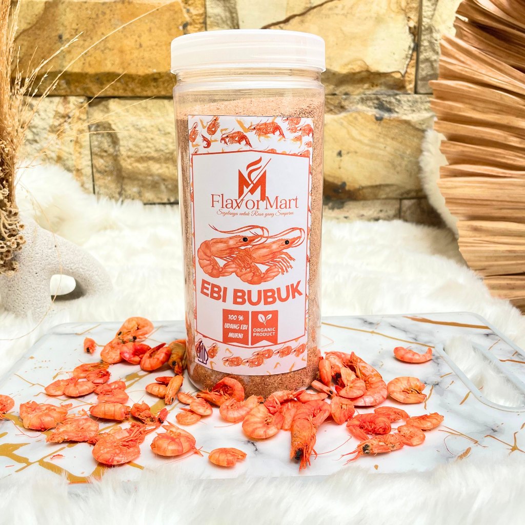 

LAKU Ebi Udang Bubuk / GILING HALUS shrimp Powder Paket 1 kg Bumbu Plengkap Masakan