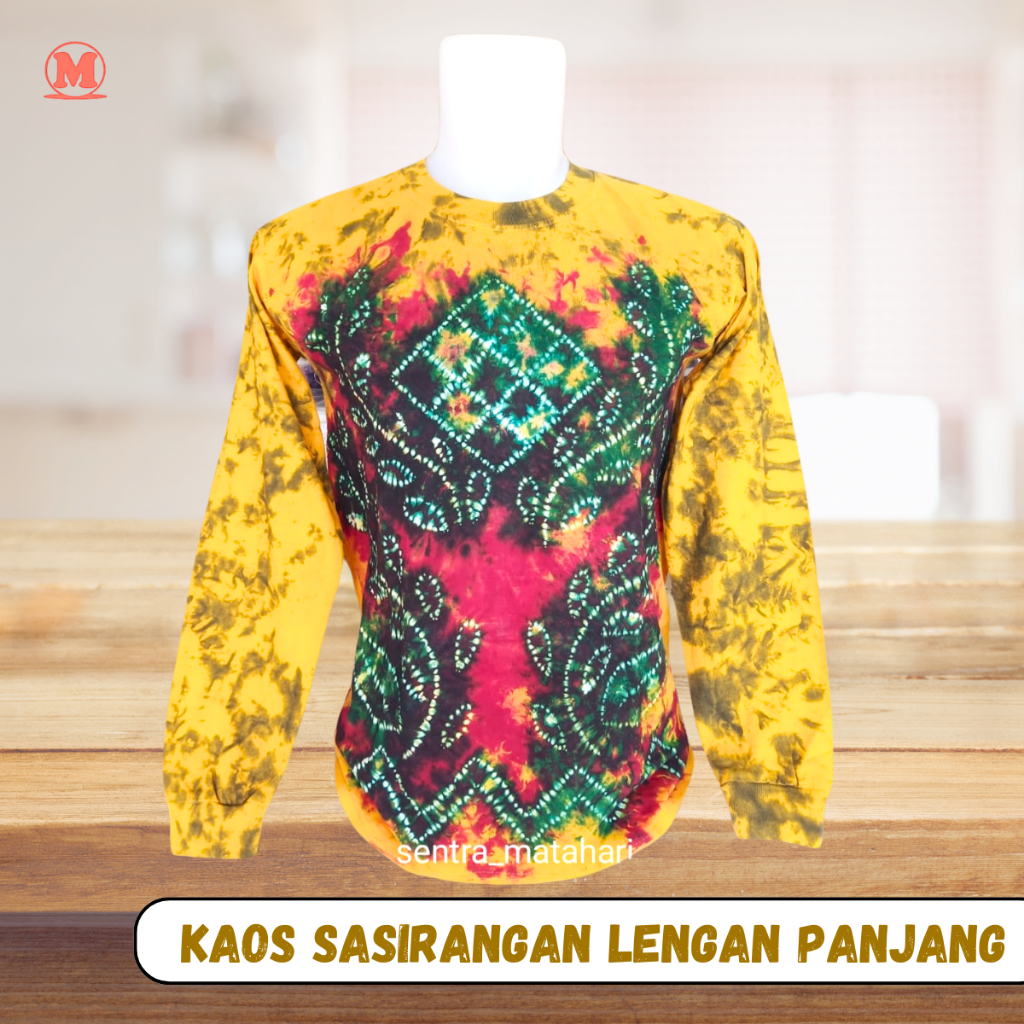 Kaos Sasirangan Lengan Panjang