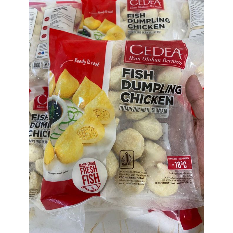 

cedea fish dumpling chicken
