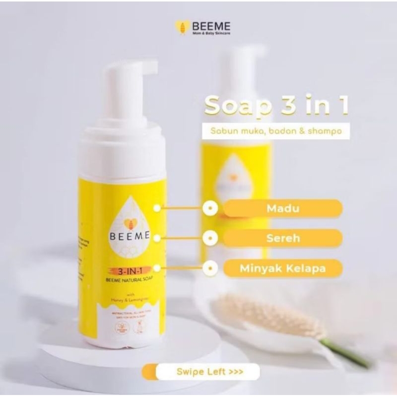 BEEME NATURAL SOAP 3IN1