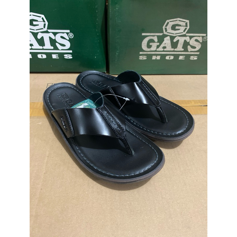 Sandal Kulit - Sandal Gats - HG282 by gats - warna hitam