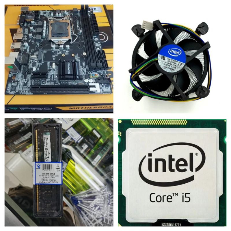 PAKET EZPRO H61 + I5 3570 + RAM 8GB DDR3 + HSF FAN SOCKET 1155