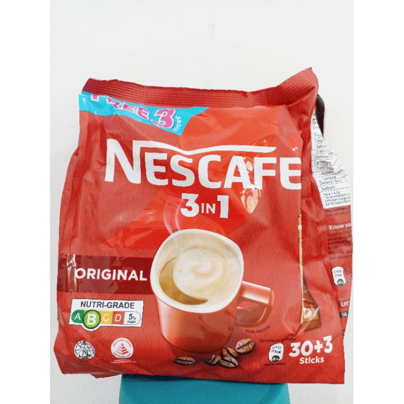 

Nescafe Singapore 3 In 1 Coffee Original 30+3 Sticks