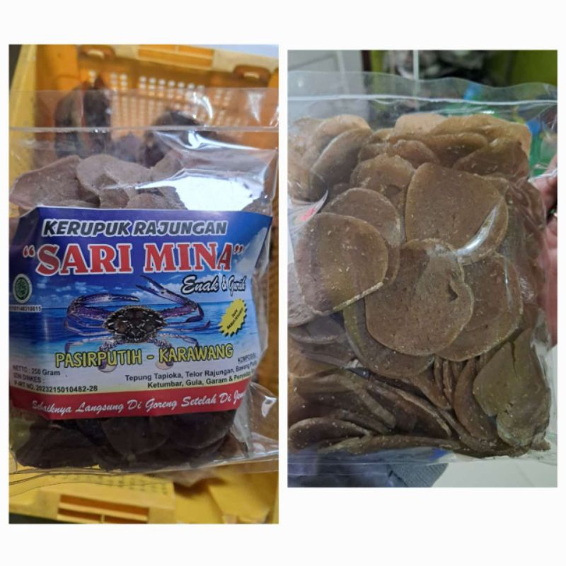 

Kerupuk Rajungan Mentah Sari Mina Khas Karawang