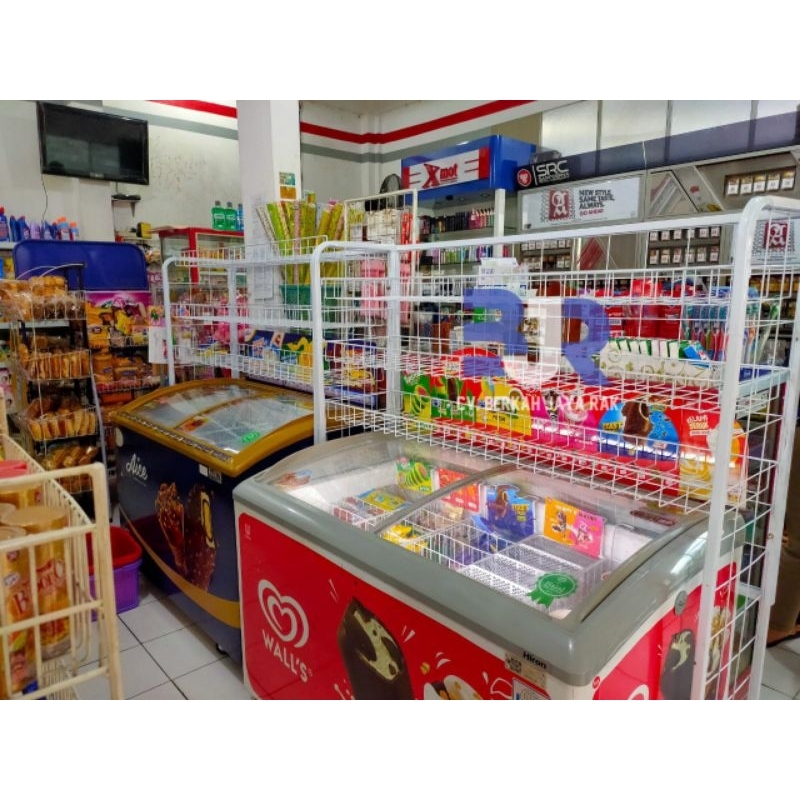 rak freezer atau rak atas freezer