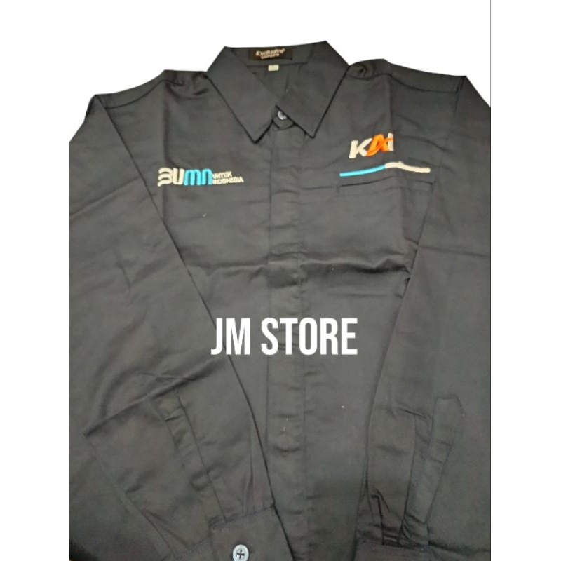 Kemeja BUMN KAI seragam BUMN KAI lengan panjang