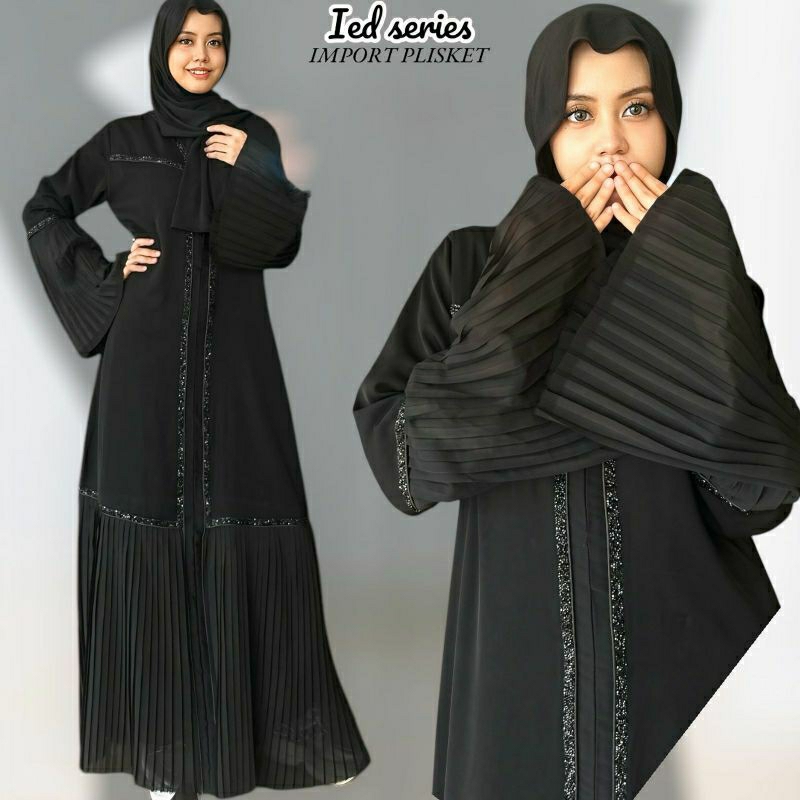 Gamis import plisket