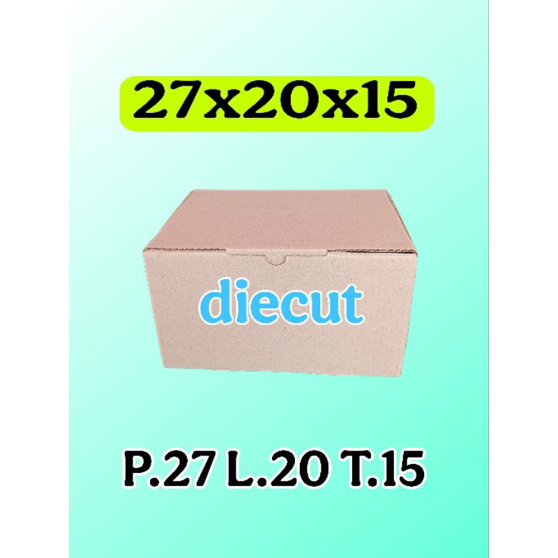 

kardus packing diecut UK 27x20x15 kardus besar kardus kecil