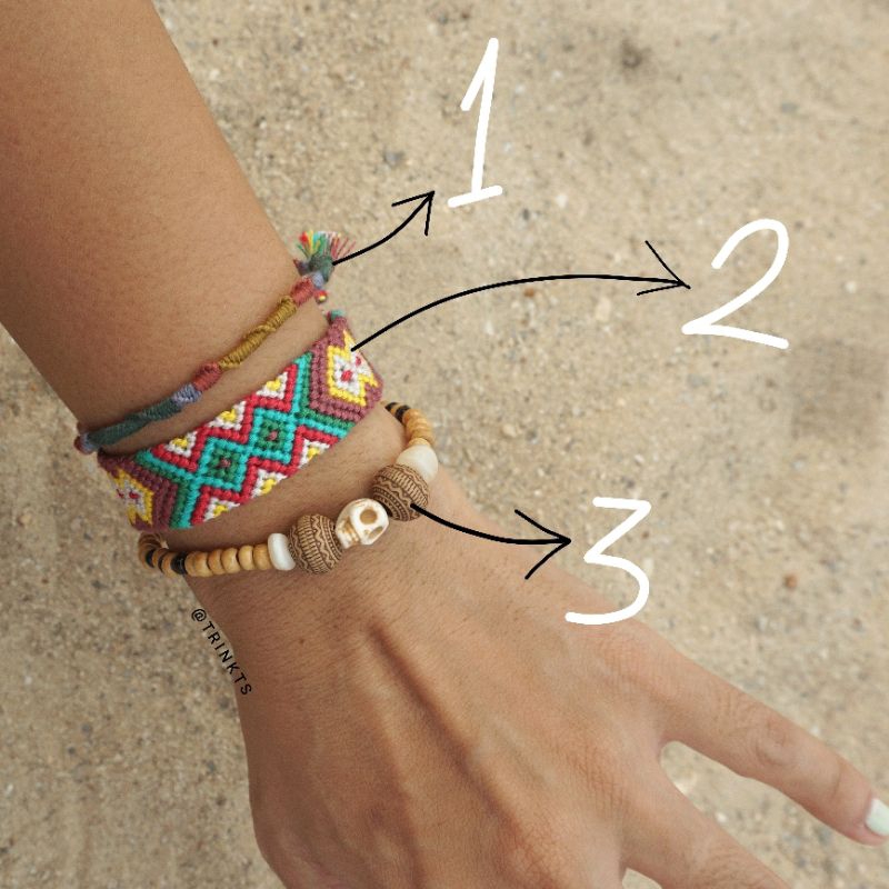 TRINKTS ethnic friendship bracelet - gelang tali anyam | Cavey