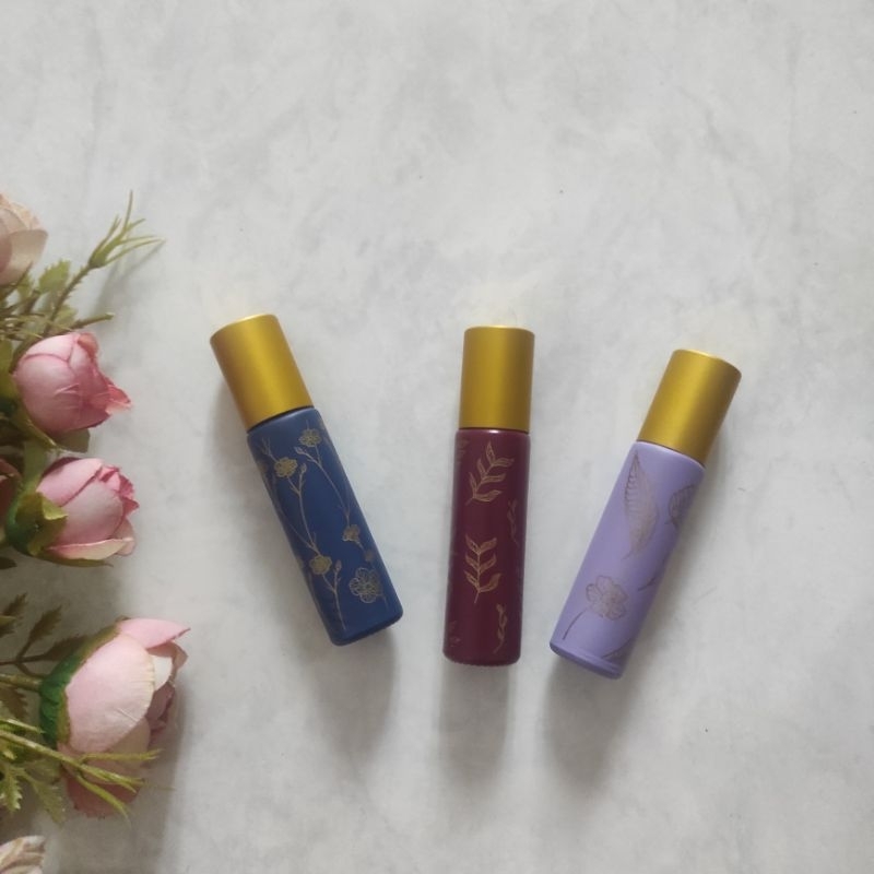 Botol Roll On 10ml /botol bermotif/ botol Essential Oil