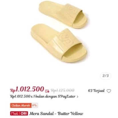 Preloved sandal Buttonscarves