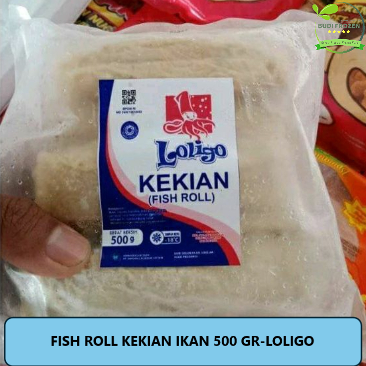 

KEKIAN / FISH ROLL KEKIAN IKAN / KUE IKAN 500 GR - LOLIGO