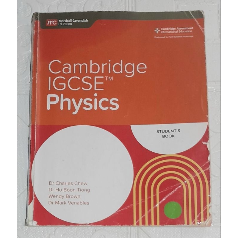 

Marshall Cavendish Cambridge IGCSE Physics Student's Book