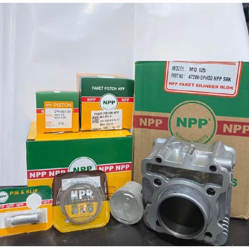 PAKET PISTON BLOK SEHER MIO 125 MIO SOUL GT 125 MIO M3 2PH NPP ORIGINAL