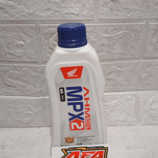 OLI MESIN MPX 2 10W-30 800ML 10W-30 API SL JASO MA ORIGINAL AHM