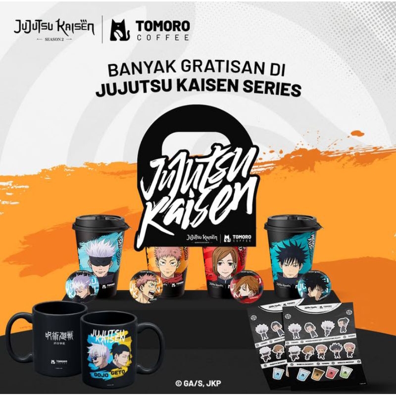 Tomoro X Jujutsu Kaisen JJK Cup Sticker Keychain
