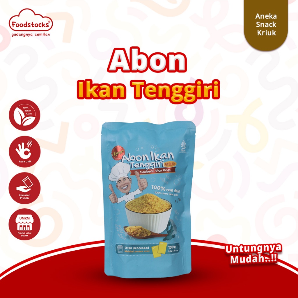 

Kuangs Abon Ikan Tenggiri 100% Real Fish 100g Melalui Proses Oven